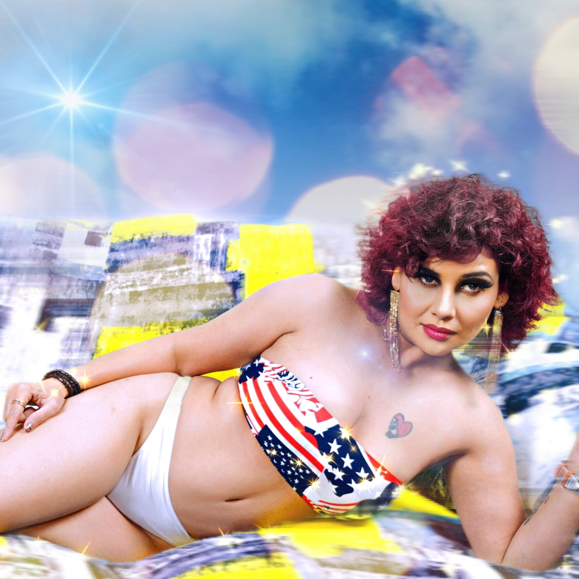 Kanak Raj - Kanak Raj: Bold Stars & Stripes Patriotic Glamour