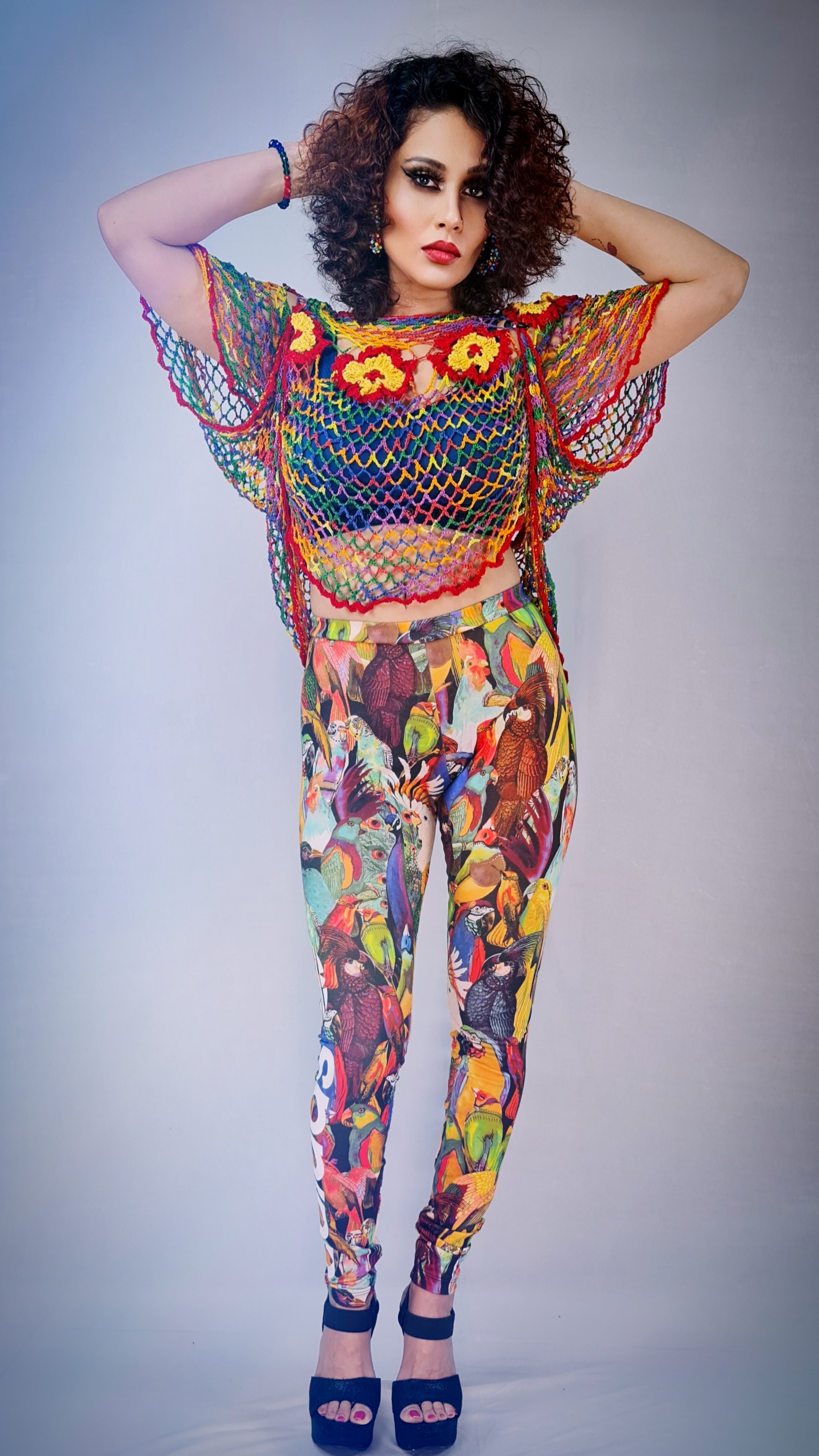 Kanak Raj - Kanak Raj Colorful Boho Chic Fashion Pose