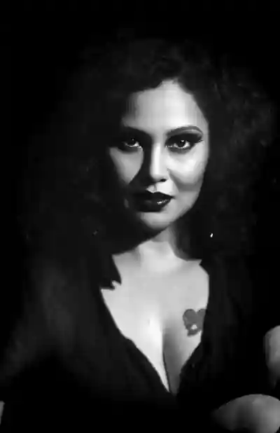 Kanak Raj: Bold Portrait in Black