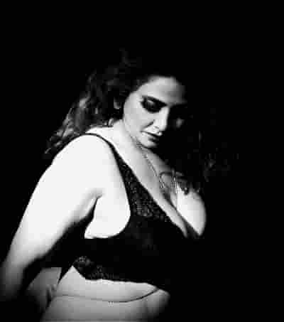 Kanak Raj: Black Lingerie, Moody Portrait